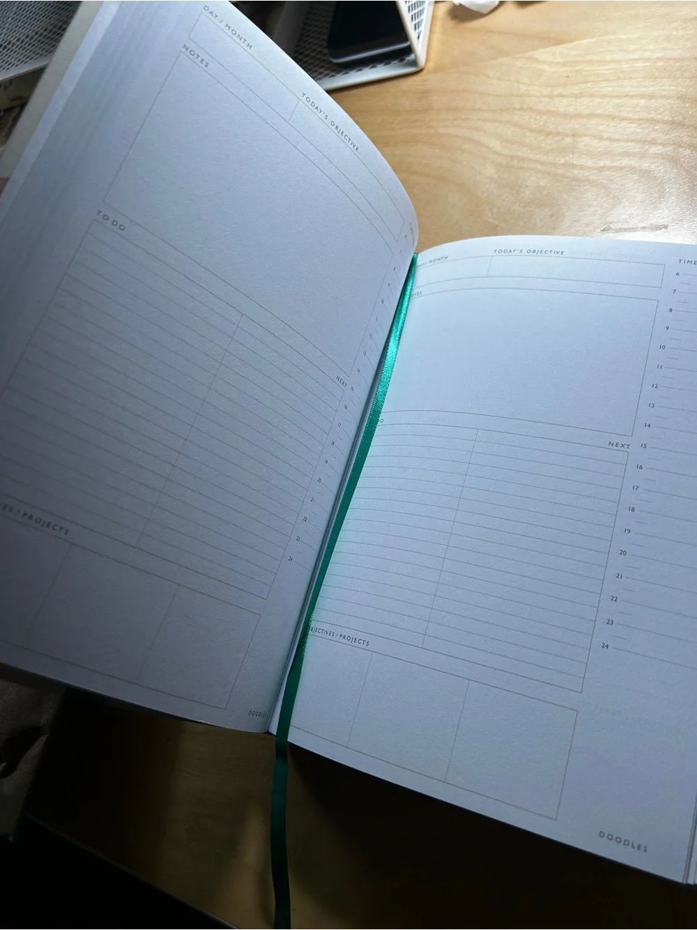 Undated planner